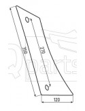 Wearing part - Moulboard - Front part PK400203BP UN400L 