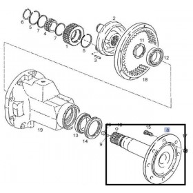 Case IH Planetara Spate 155700320086