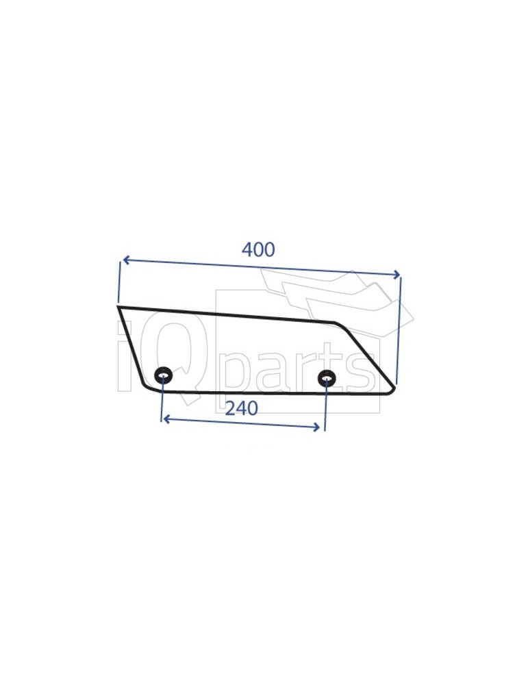 Wearing part - Moulboard - Front part 173321 