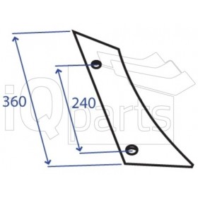 Wearing part - Moulboard - Front part 173326 