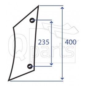 Wearing part - Moulboard - Front part 173475 