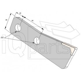 KNIFE P027710  Diamant 