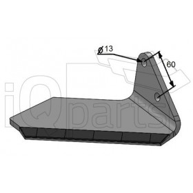 Winged share 0031 0986 195mm Diamant 