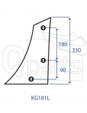 Wearing part - Moulboard - Front part 9294360 KG181 