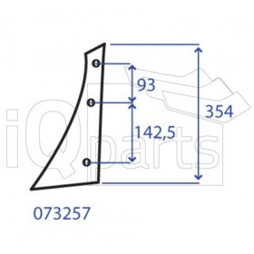 Wearing part - Moulboard - Front part 073257 