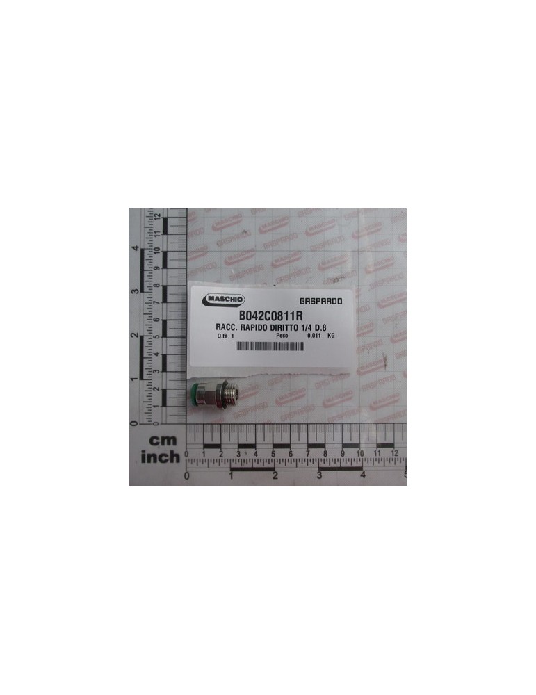 GREASE NIPLE 1/4\"G D. 8MM