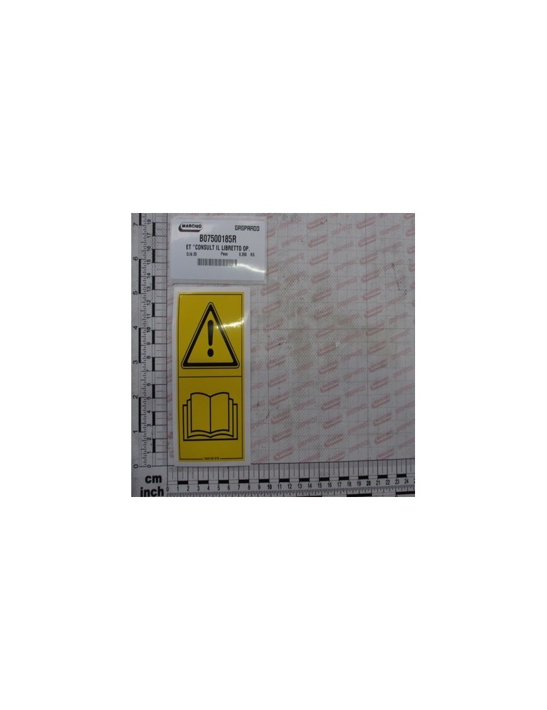 DECAL (SEE OPERATOR\' S MANUAL)