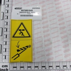 \"SQUEEZED MAN\" DECAL
