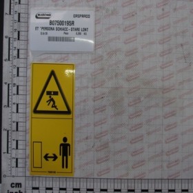 DECAL \"SQUEEZE MAN _ KEEP OFF\"