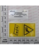 DECAL \"OIL UNDER PRESSURE HAND