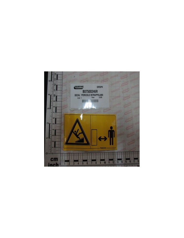 DECAL \'DANFGER TRAP\'