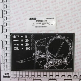 LUBRICATION POINTS DECAL
