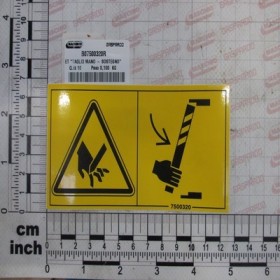 \"HAND CUT\" DECAL