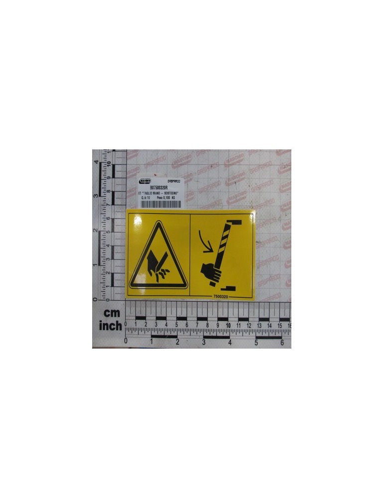 \"HAND CUT\" DECAL