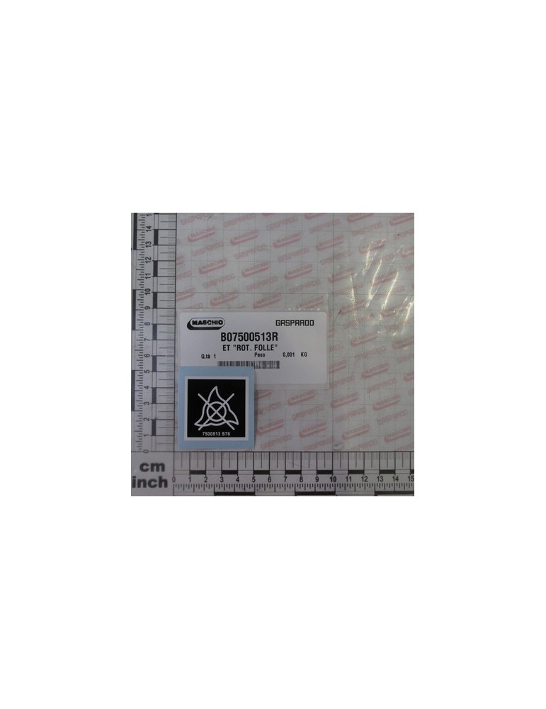 DECAL \'\'IDLE ROTOR\'\'