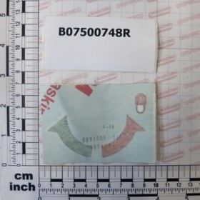 DECAL  KNOB OPEN/CLOSE
