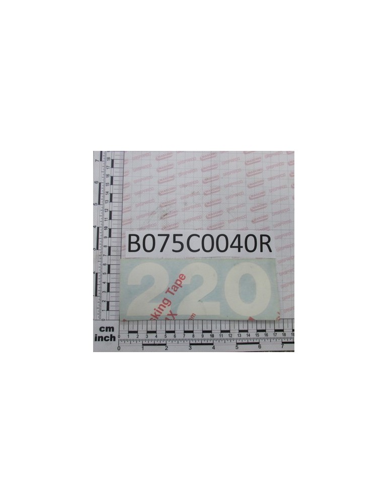 DECAL. \"220\"
