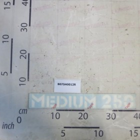 DECAL. \"MEDIUM 250\"