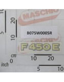 RIGHT DECAL F450E (JD)