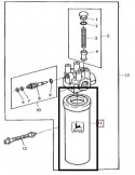 John Deere Filtru Ulei Hidraulic AH128449