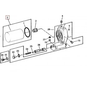 John Deere Filtru Ulei Motor AR43634