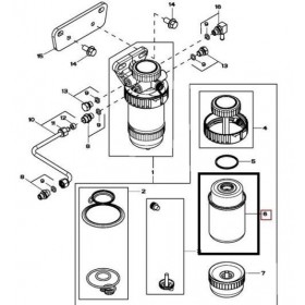 John Deere Filtru Combustibil RE537159