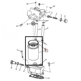 John Deere Filtru Ulei Motor RE57394