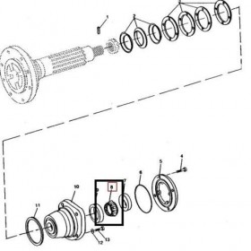 John Deere Rulment JD9043