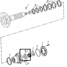 John Deere Rulment JD9109