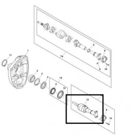 John Deere Ax Planetara RE574236