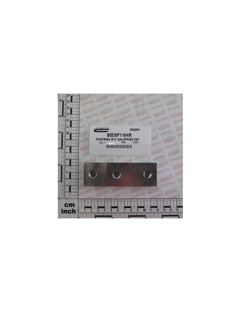 TENSIONER PLATE M 12 ENTRY