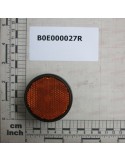 ORANGE ROUND RETROREFLECTOR