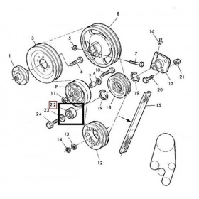 John Deere Rulment AH156836
