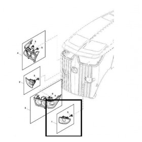 John Deere Proiector Stanga RE563608