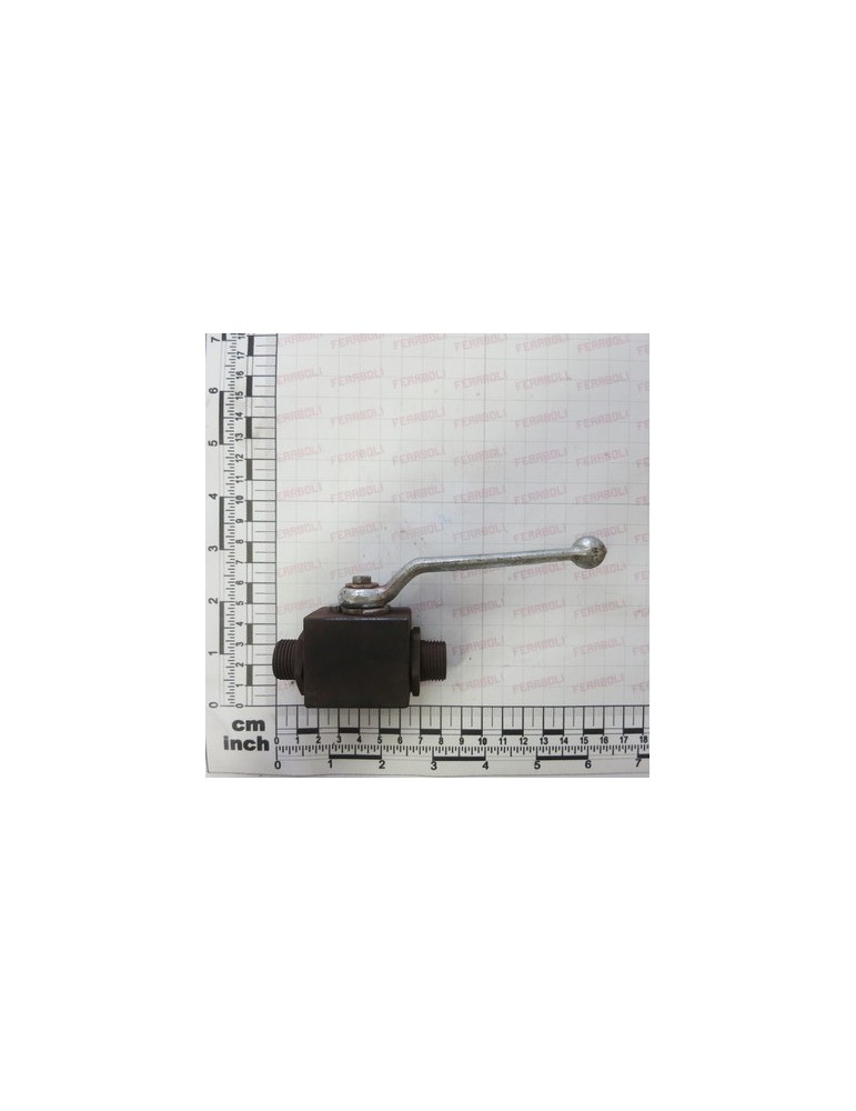 ZINC-PLATED BALL VALVE