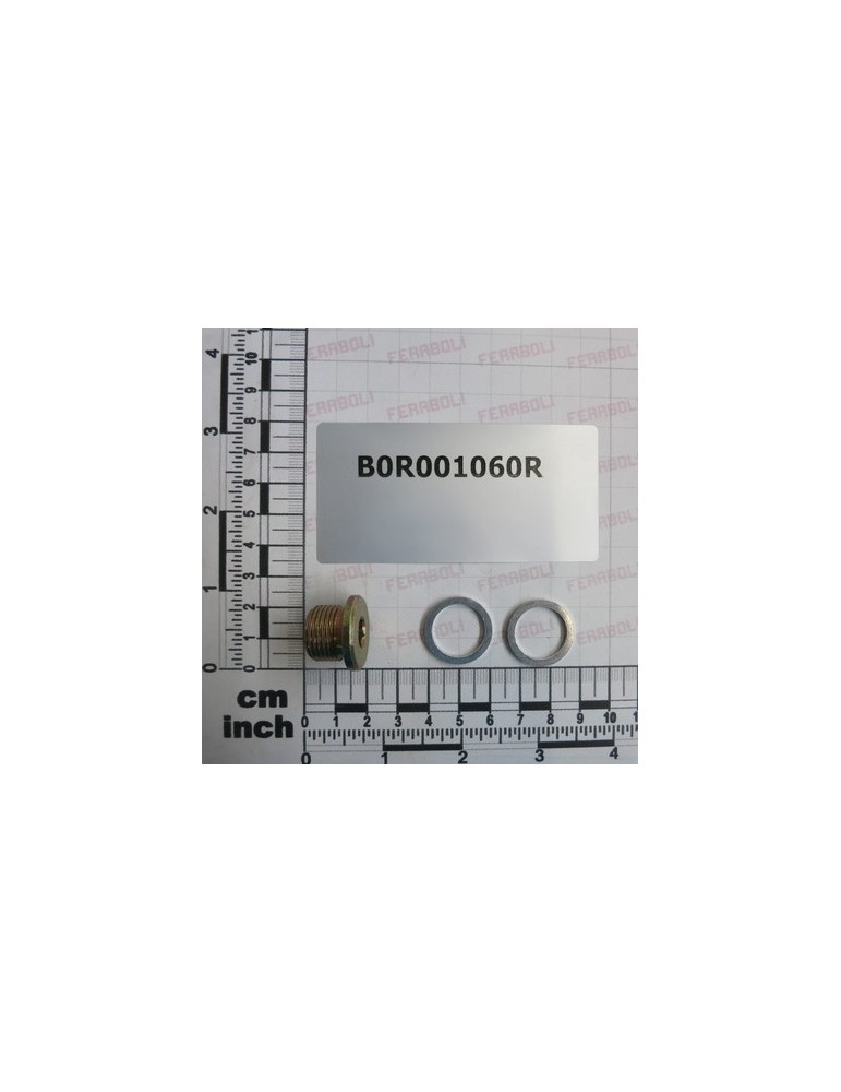 TAPPO 3/8\"GAS CIL.+GUARNIZ.AL.