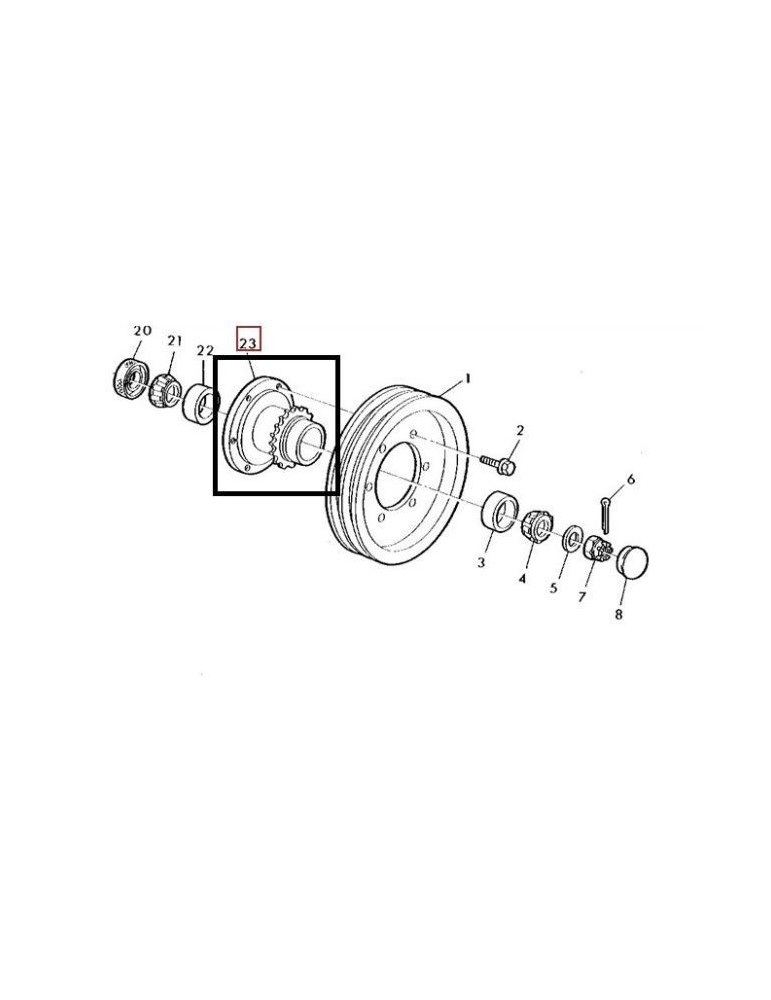 John Deere Pinion Z12487