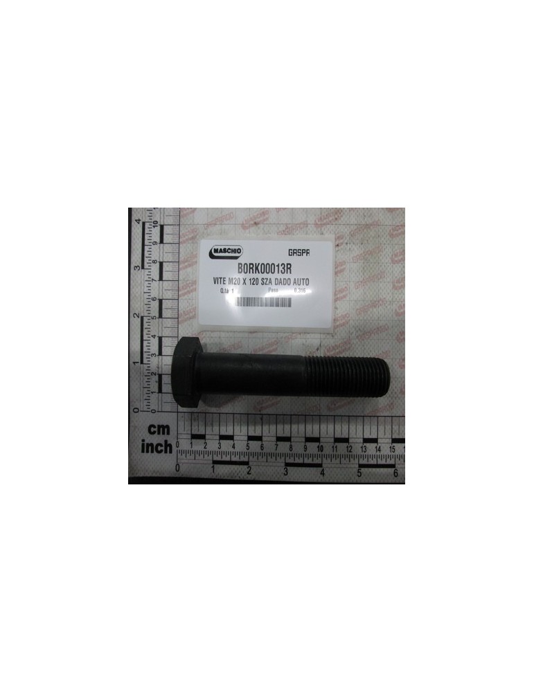 SCREW M20X120 WITHOUT NUT