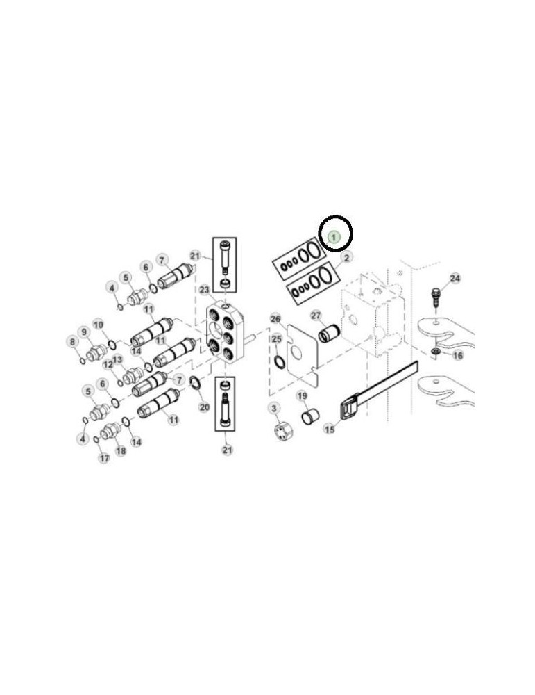 John Deere Kit O-Ring AH225672