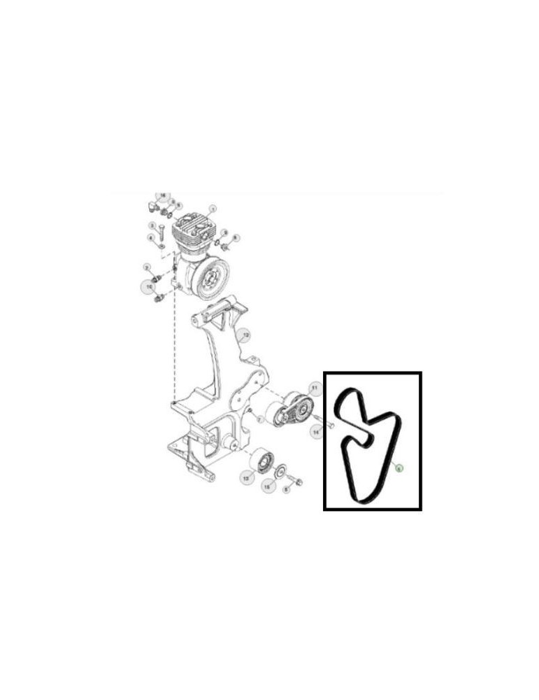John Deere Curea Transmisie R210808