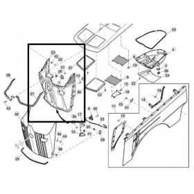 John Deere Cadru Fixare Plasa R542712