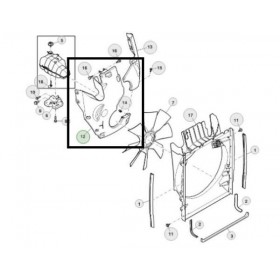 John Deere Deflector RE324679