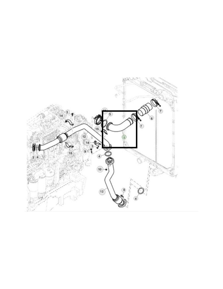 John Deere Tub RE328449