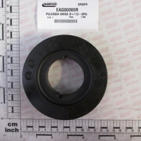 CAST IRON PULLEY D-112-SPA2