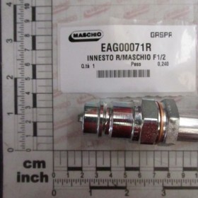 R/MALE CONNECTOR F1/2