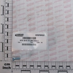 SCREW 8X16 TE UNI 5739 Z.