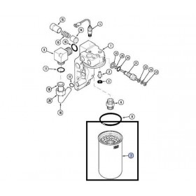 Case IH Filtru Ulei Hidraulic 1976934C5