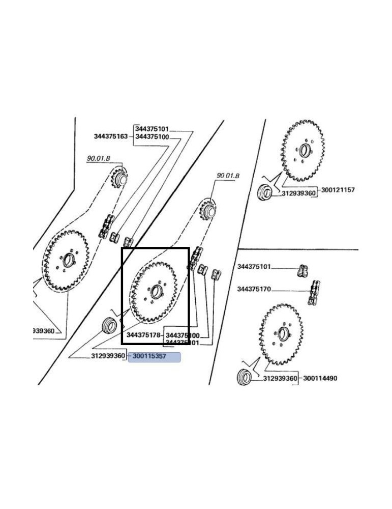 Laverda Pinion Z44 300115357