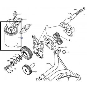 Case IH Filtru Ulei Motor 3136459R91