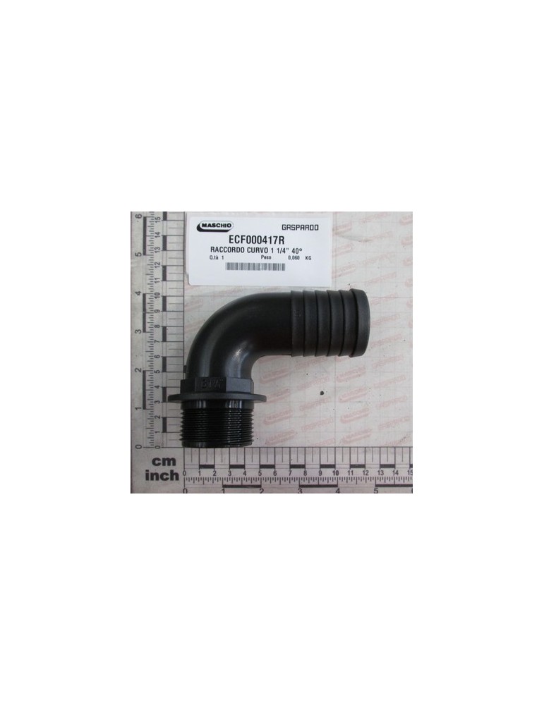 CURVED FITTING 1 1/4\" 40Â°